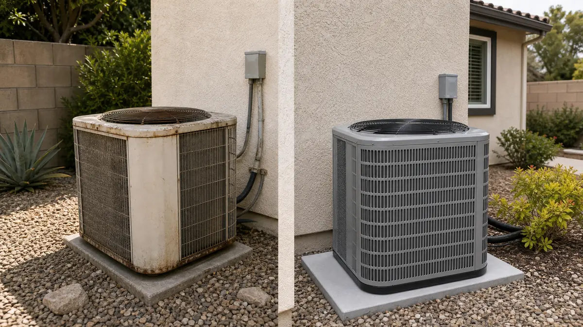 Illustration of a repair-or-replace decision in West Covina