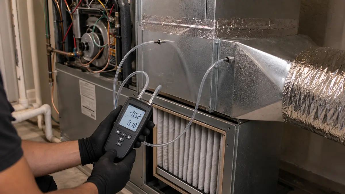 Illustration of weak Carrier vent airflow diagnosis in West Covina